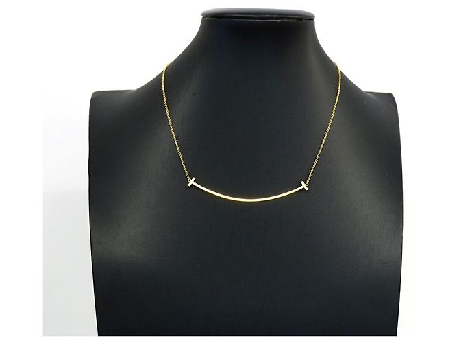 Collana Tiffany & Co. T Smile Large in Oro Giallo 18K - vista 6