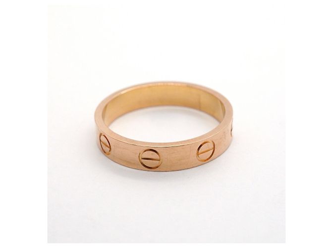 Anello Mini Love Cartier in oro rosa 18K - vista 10