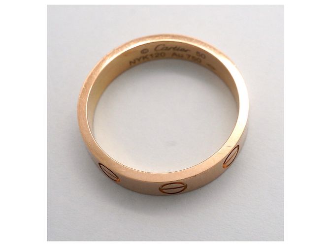 Anello Mini Love Cartier in oro rosa 18K - vista 9
