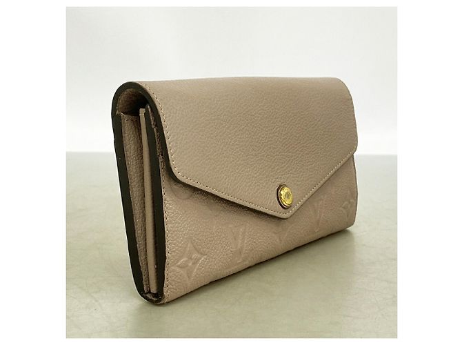 Louis Vuitton Monogram Empreinte Portefeuille Sarah Long Wallet Grigio - vista 2