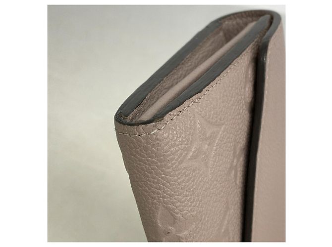 Louis Vuitton Monogram Empreinte Portefeuille Sarah Long Wallet Grigio - vista 5