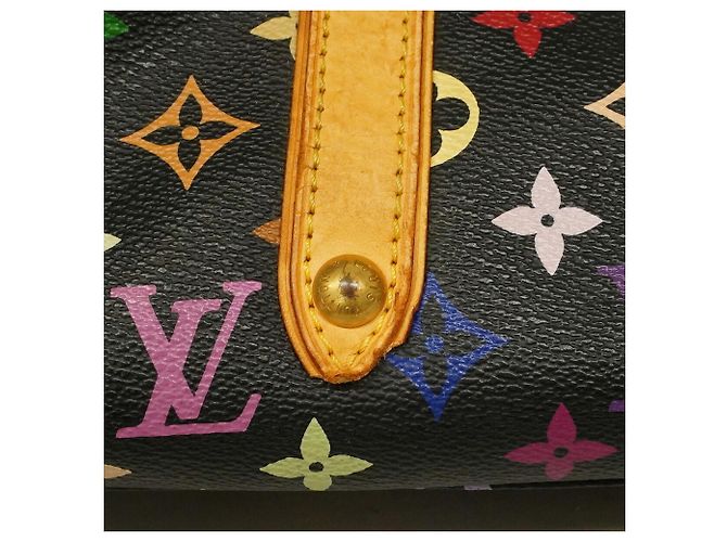 Borsa Tote Louis Vuitton Monogram Multicolor Aurelia MM Nero - vista 10