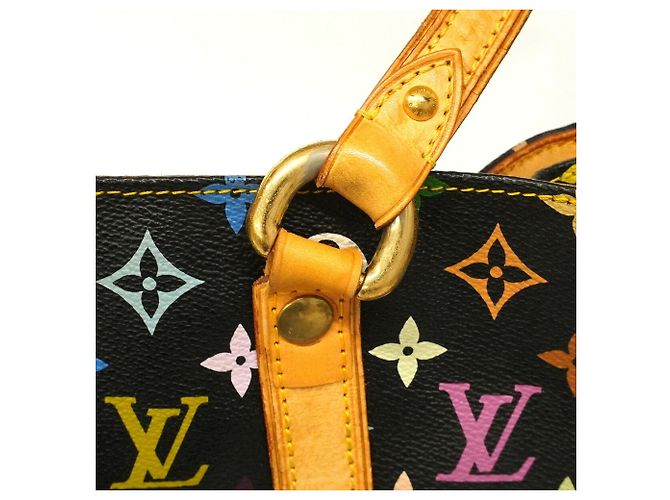 Borsa Tote Louis Vuitton Monogram Multicolor Aurelia MM Nero - vista 12