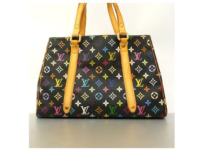 Borsa Tote Louis Vuitton Monogram Multicolor Aurelia MM Nero - vista 15
