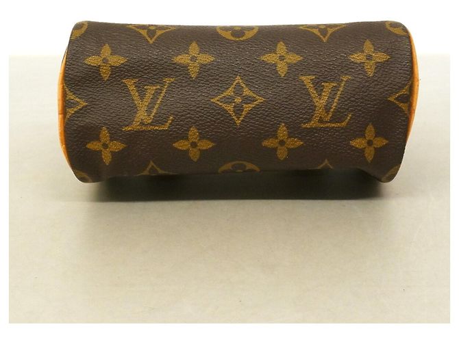 Borsa a mano Louis Vuitton Monogram Mini Speedy Marrone - vista 3