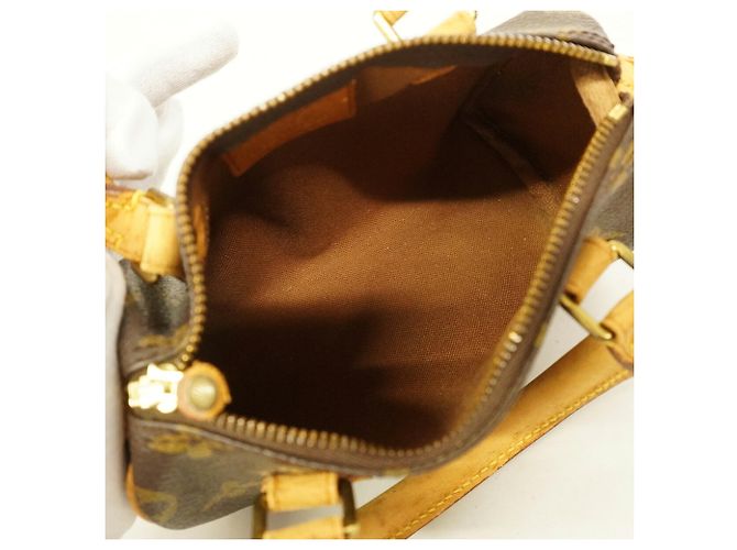 Borsa a mano Louis Vuitton Monogram Mini Speedy Marrone - vista 4