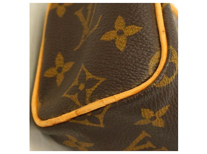 Borsa a mano Louis Vuitton Monogram Mini Speedy Marrone - vista 7