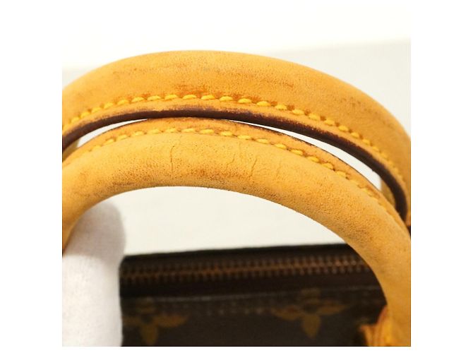 Borsa a mano Louis Vuitton Monogram Mini Speedy Marrone - vista 8