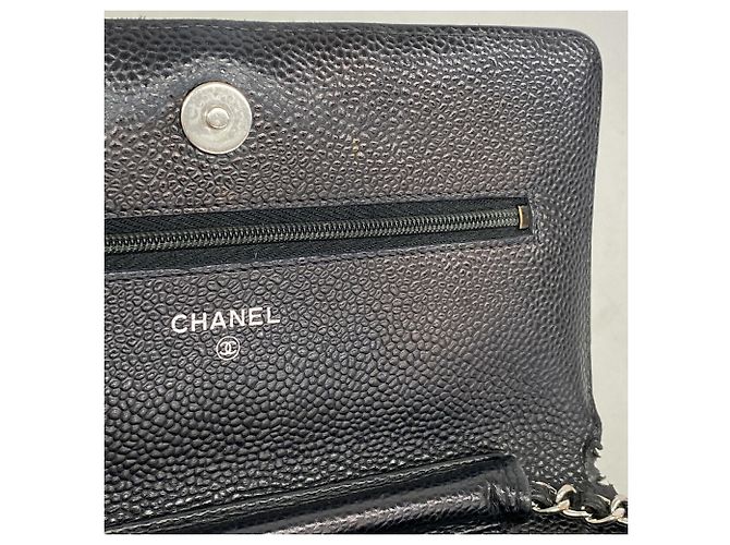 Portafoglio a spalla con catena Chanel Matelassé Nero - vista 10