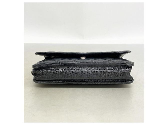 Portafoglio a spalla con catena Chanel Matelassé Nero - vista 3