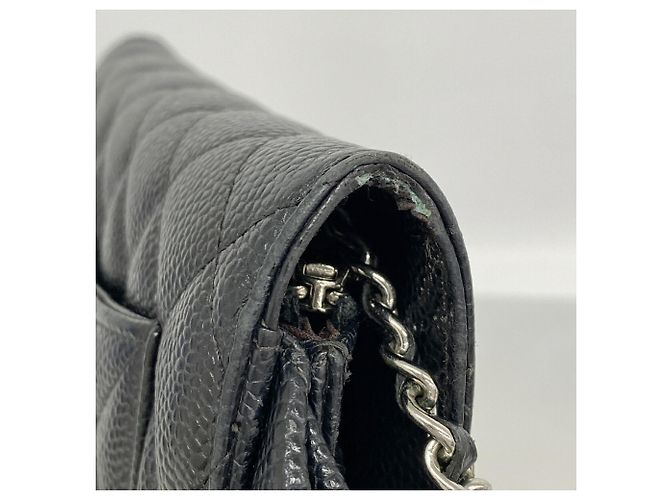 Portafoglio a spalla con catena Chanel Matelassé Nero - vista 7