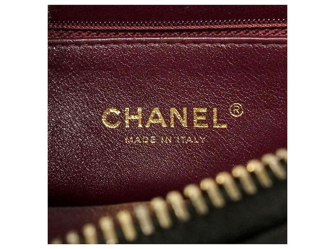 Borsa a tracolla Chanel in pelle nera Nero - vista 5