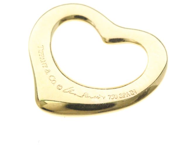Tiffany & Co Collana con pendente Tiffany Open Heart D'oro - vista 2