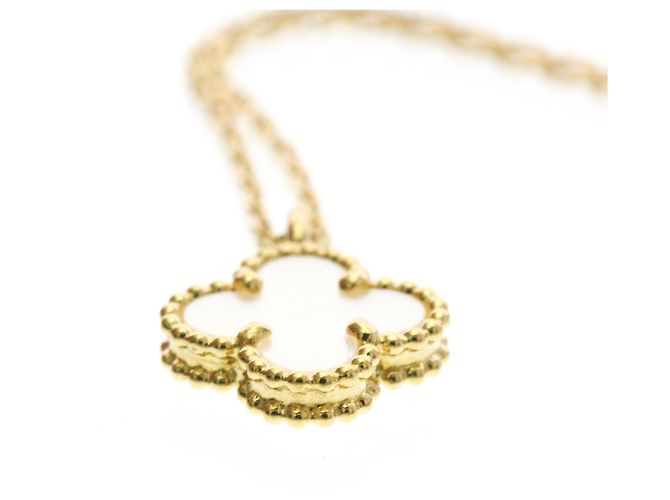 Collana Sweet Alhambra Van Cleef & Arpels D'oro - vista 4