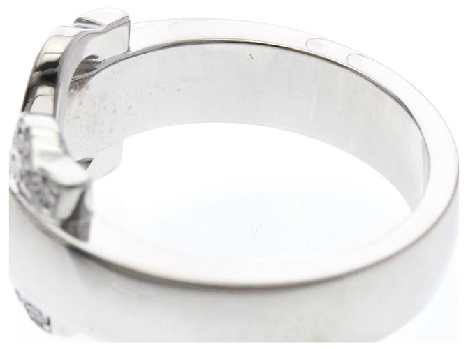 Cartier 2C Boucle Ring aus Weißgold Silber - Ansicht 6