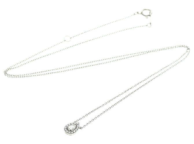 Autre Marque Collana Vendome Aoyama con diamante a forma di pera Argento - vista 10