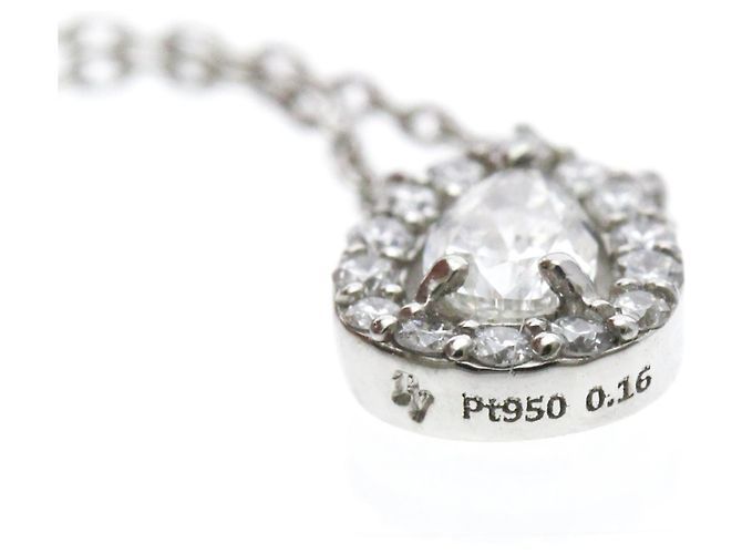 Autre Marque Collana Vendome Aoyama con diamante a forma di pera Argento - vista 7