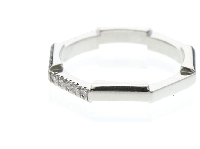 Gucci Link to Love Diamantring Silber - Ansicht 2