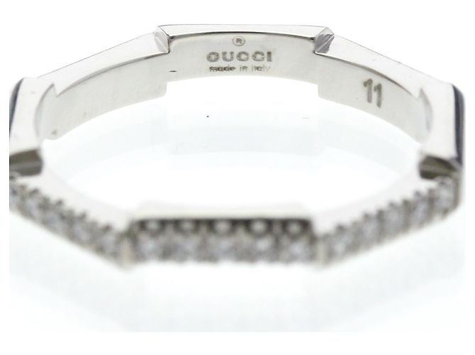 Gucci Link to Love Diamantring Silber - Ansicht 5