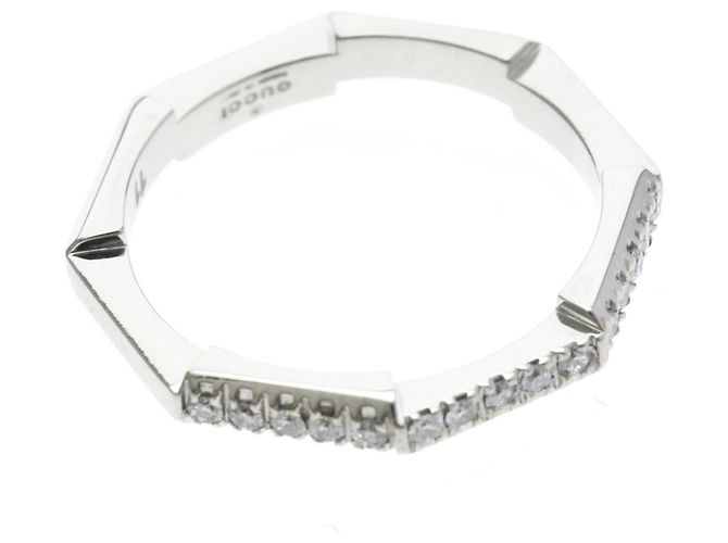 Gucci Link to Love Diamantring Silber - Ansicht 9
