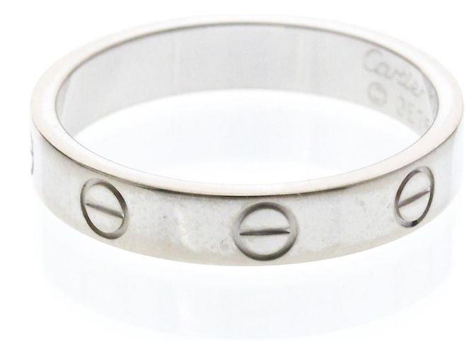 Cartier Mini Love Ring in 18K Weißgold Silber - Ansicht 2