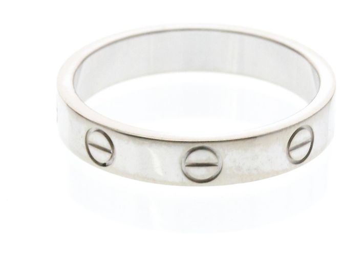 Cartier Mini Love Ring in 18K Weißgold Silber - Ansicht 3