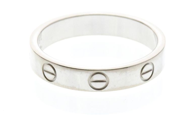 Cartier Mini Love Ring in 18K Weißgold Silber - Ansicht 4