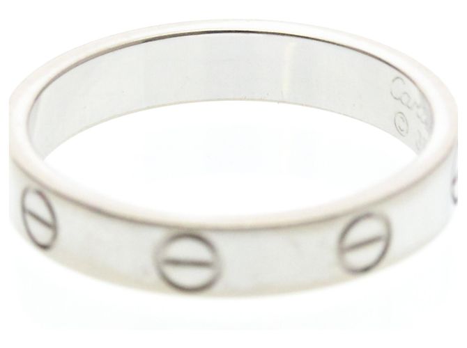 Cartier Mini Love Ring in 18K Weißgold Silber - Ansicht 6