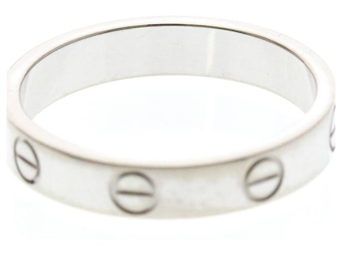 Cartier Mini Love Ring in 18K Weißgold Silber - Ansicht 7