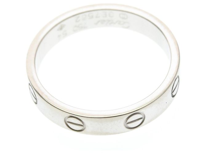 Cartier Mini Love Ring in 18K Weißgold Silber - Ansicht 9