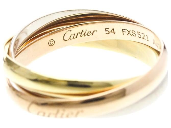 Anello Cartier Trinity D'oro - vista 7
