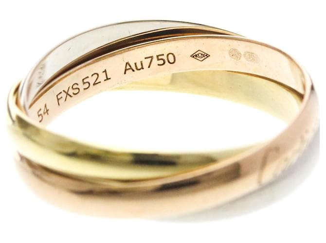Anello Cartier Trinity D'oro - vista 8