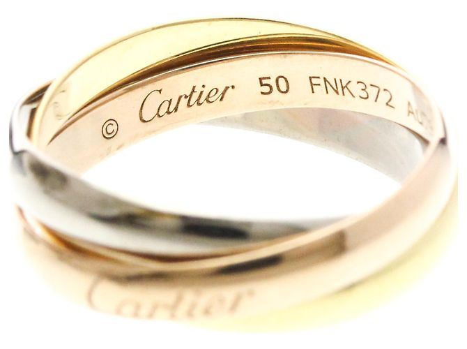 Anello Cartier Trinity Fashion Band D'oro - vista 7