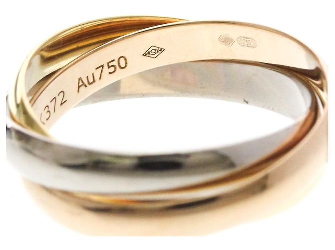 Anello Cartier Trinity Fashion Band D'oro - vista 8