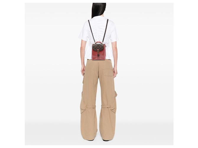 Louis Vuitton Red Monogram Vernis Hot Springs Rosso - vista 6