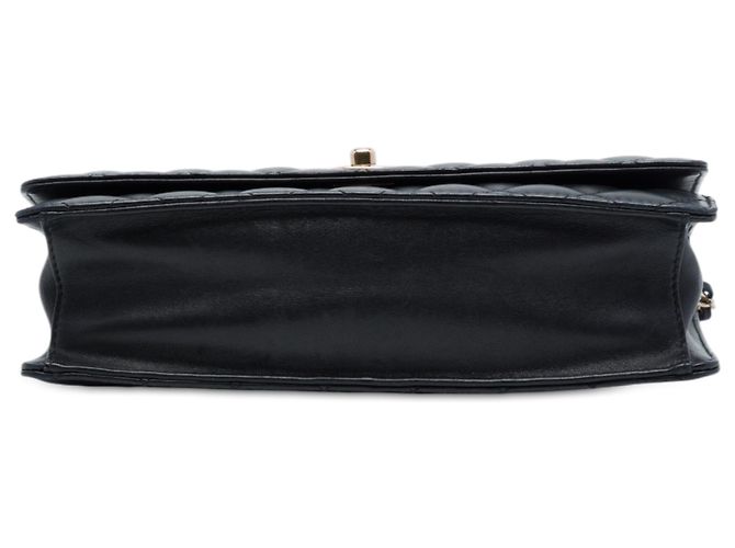 Chanel Black CC Quilted Lambskin Fantasy Pearl Single Flap Nero - vista 3