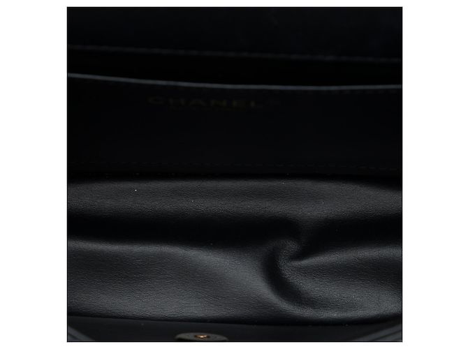 Chanel Black CC Quilted Lambskin Fantasy Pearl Single Flap Nero - vista 4