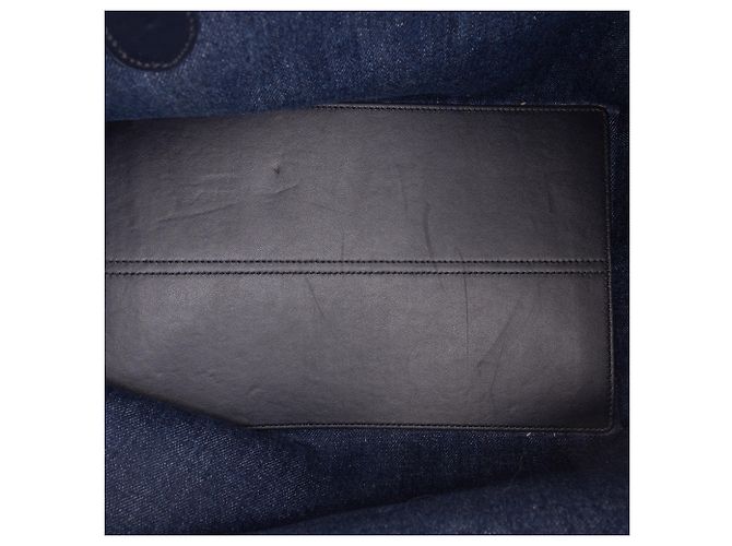 Sac Dior Toujours Medium en denim bleu Oblique - vue 4