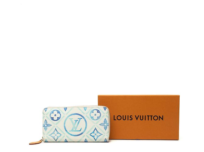 Louis Vuitton Blue Monogram Tiles By The Pool Zippy Wallet - Ansicht 7