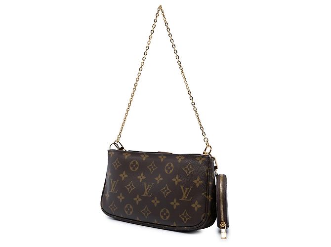 Louis Vuitton Brown Monogram Multi Pochette Accessoires Castaño - vista 2