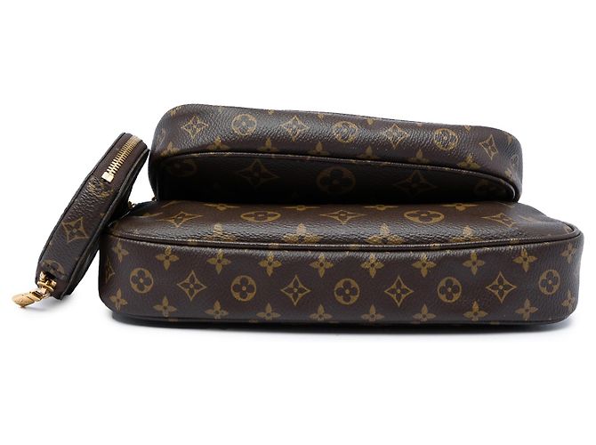 Louis Vuitton Brown Monogram Multi Pochette Accessoires Castaño - vista 3