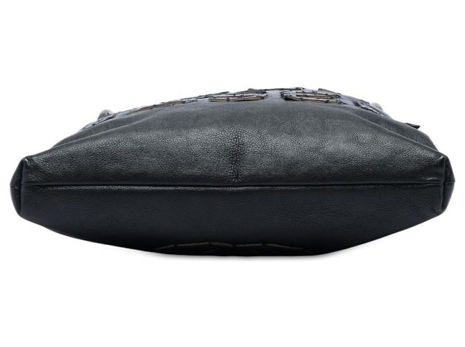 Borsa a tracolla Chanel Black Oser Sans Poser CC in pelle di vitello Nero - vista 3