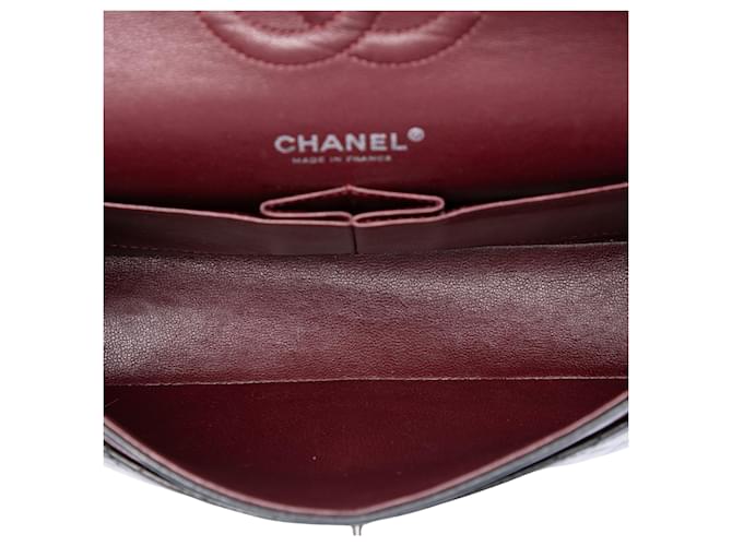 Chanel Black Medium Classic Lambskin Double Flap Nero - vista 4