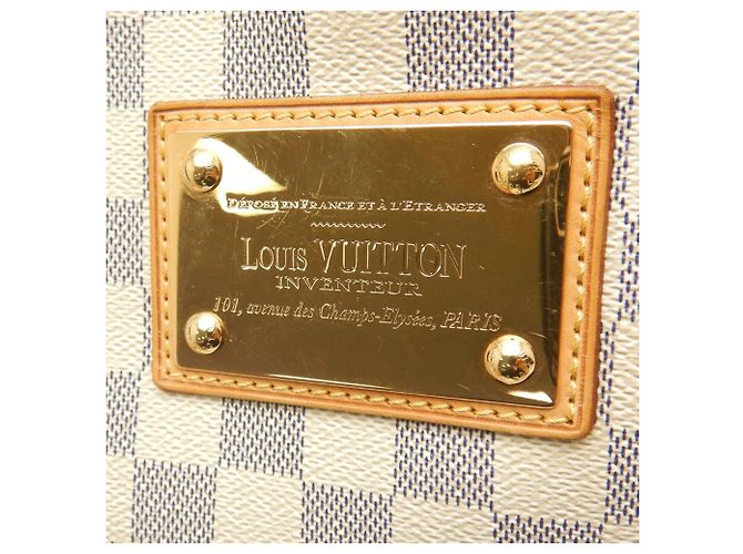 Louis Vuitton White Damier Azur Galliera GM Bianco - vista 11