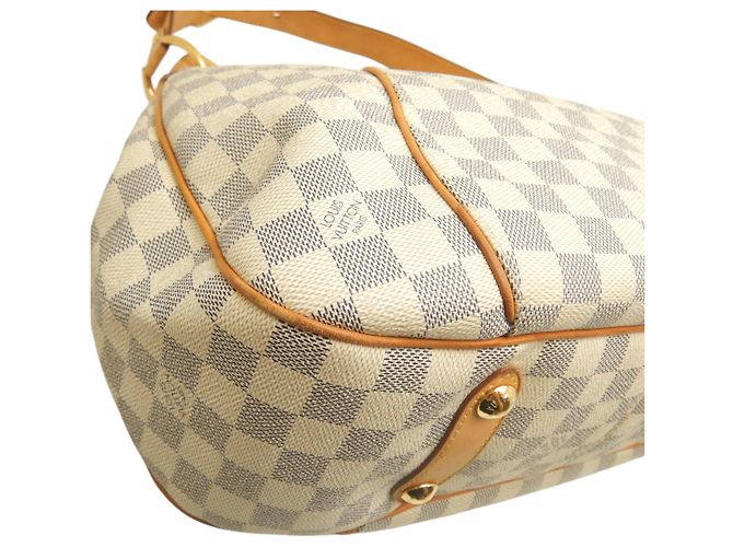 Louis Vuitton White Damier Azur Galliera GM Bianco - vista 15