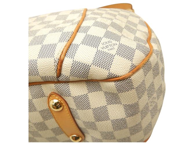 Louis Vuitton White Damier Azur Galliera GM Bianco - vista 16