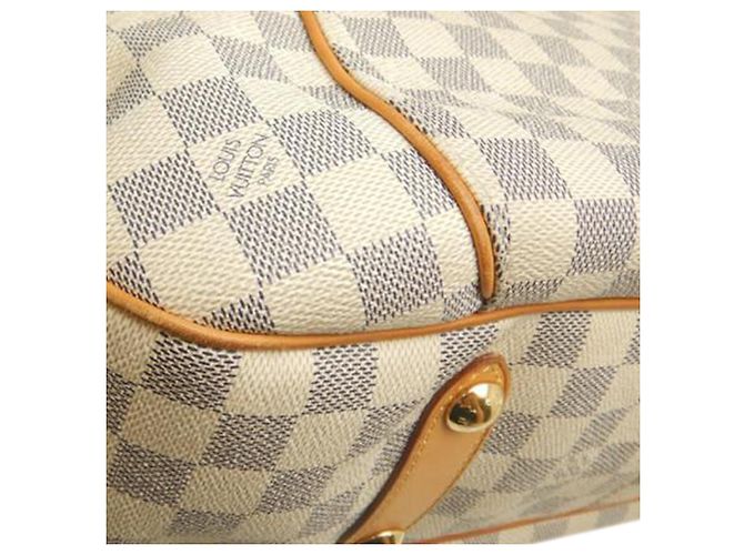 Louis Vuitton White Damier Azur Galliera GM Bianco - vista 17