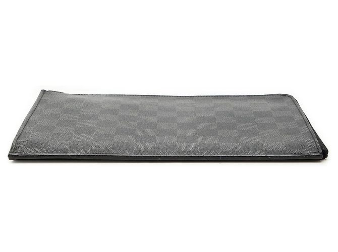 Louis Vuitton Black Damier Graphite Pochette Jour PM Nero - vista 3