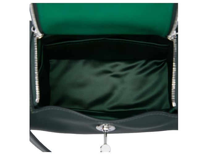 Hermès Green Mini Clemence Lindy 20 Verde Verde scuro - vista 4