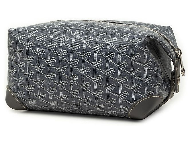 Necessaire Goyardine Boeing 25 Grigio Goyard Marrone - vista 2